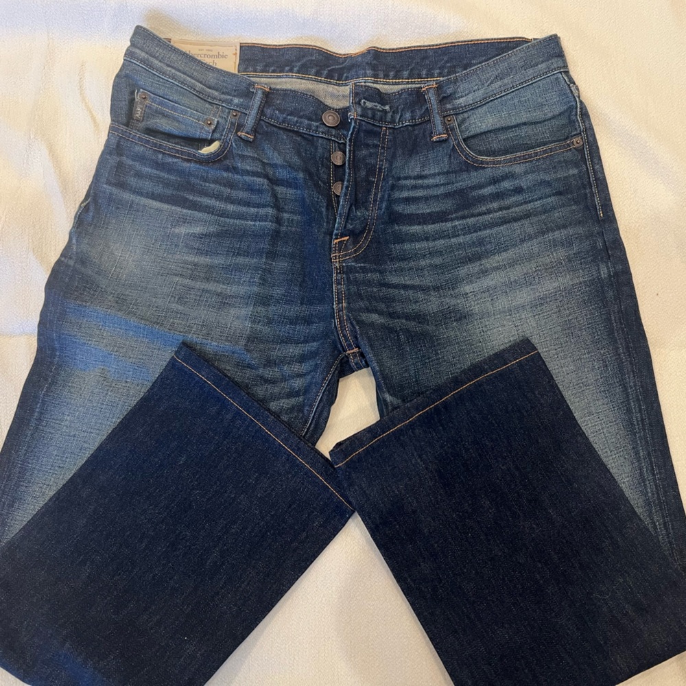 Abercrombie & Fitch Men’s Blue Denim Jeans
